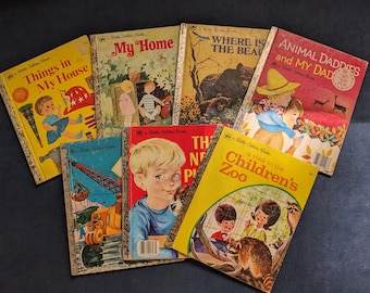 Vintage little golden books, select the title to purchase