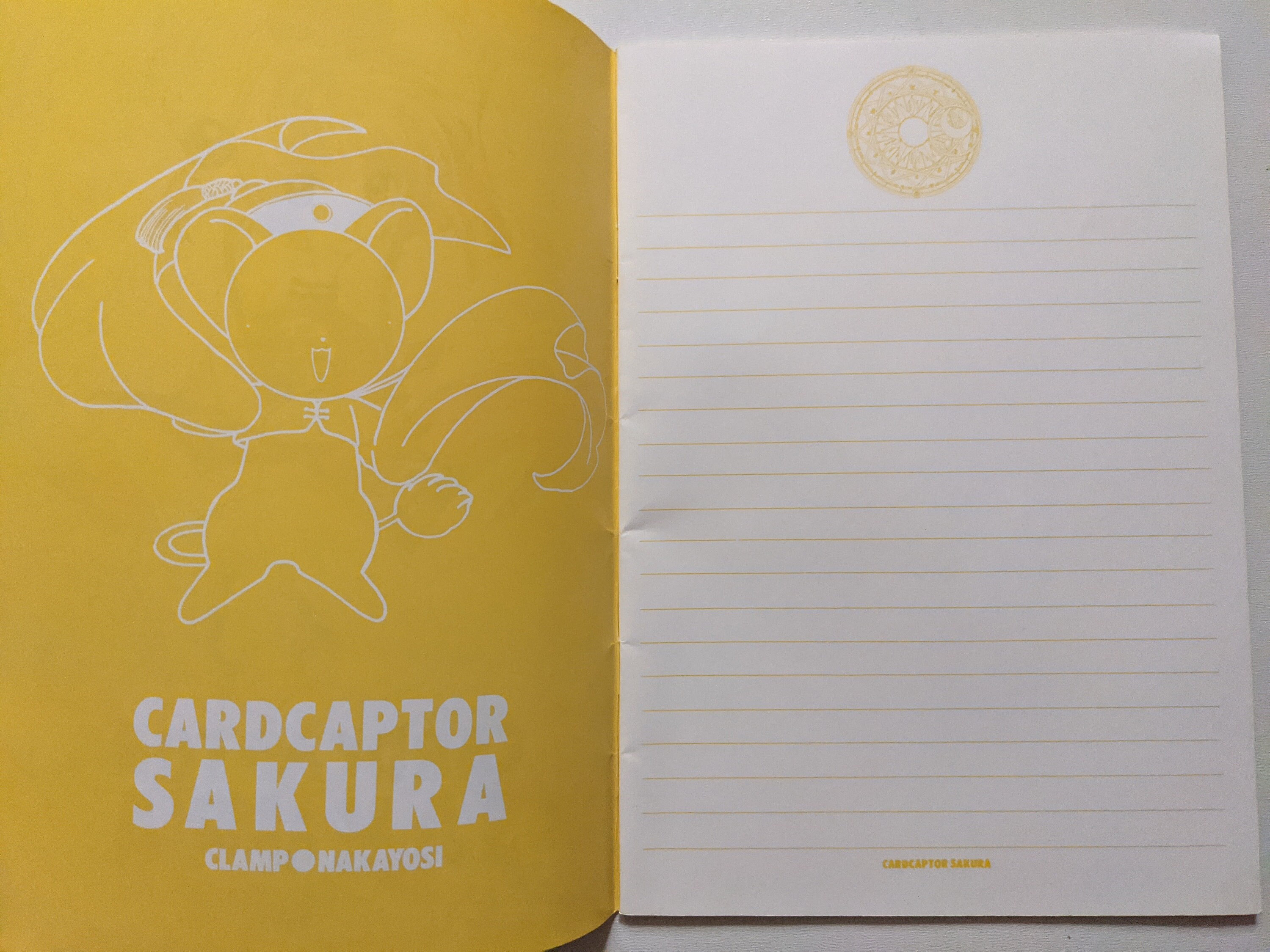 CARD CAPTOR SAKURA CLAMP 1997 NAKAYOSHI Supplement Notebook CARD CAPTOR SAKURA CLAMP 1997 NAKAYOSHI Supplement Notebook