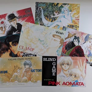 Jeu de cartes postales Mystery DX ASUKA, Pink Aomata, PINCE, Ayumi Hattori, Eri Nakanuki, Keiko Ushijima, Jet, Noriko Fuziki