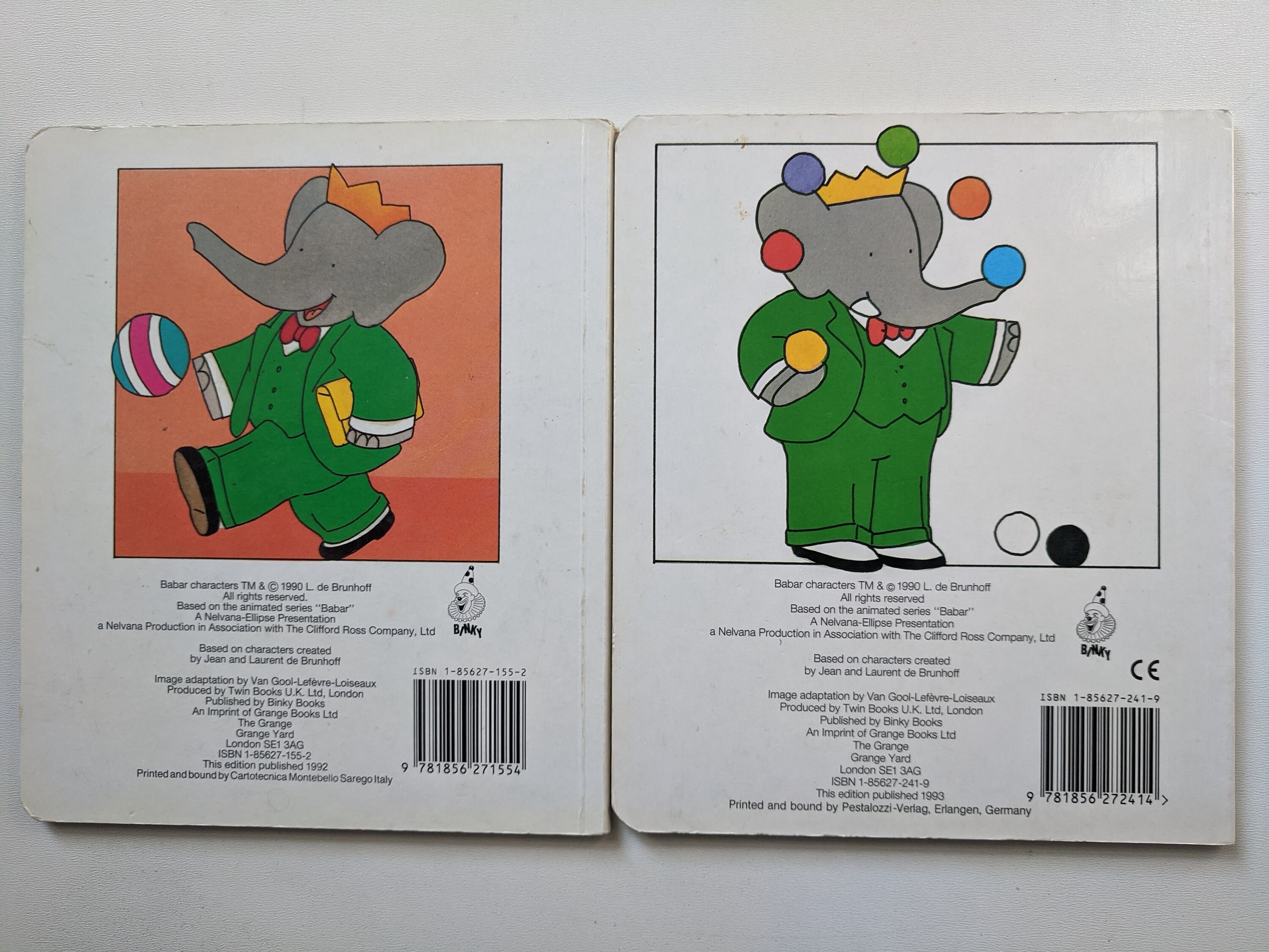 Set of 2 Babar Books Babar at School Babar Discovers | Etsy