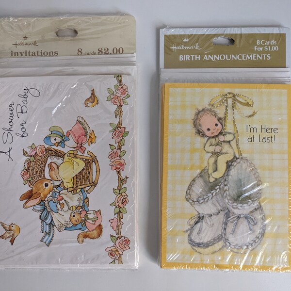 Hallmark Baby Shower Invitation Etsy