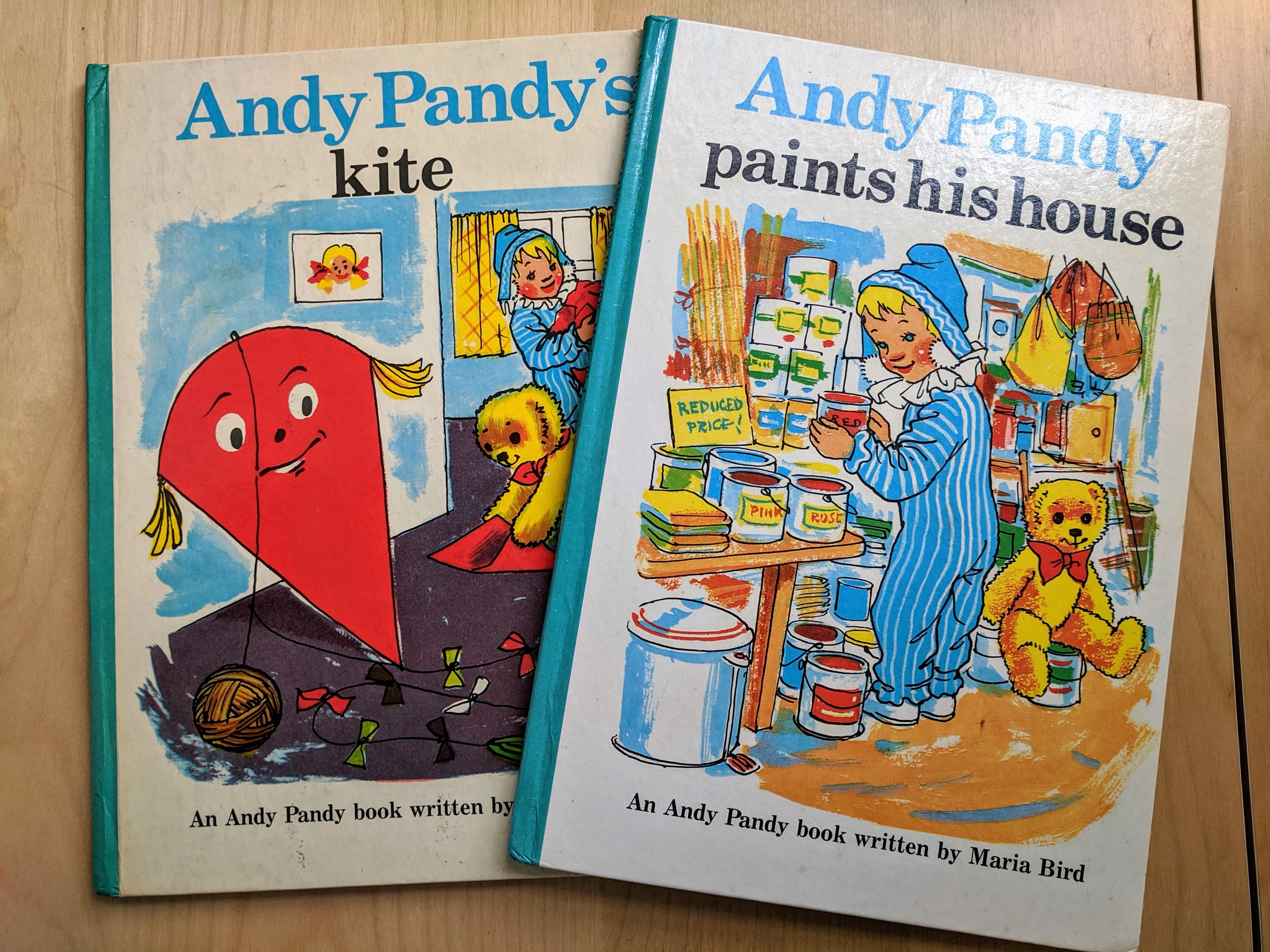Conjunto de 2 libros de Andy Pandy Andy Pandy pinta su casa | Etsy México
