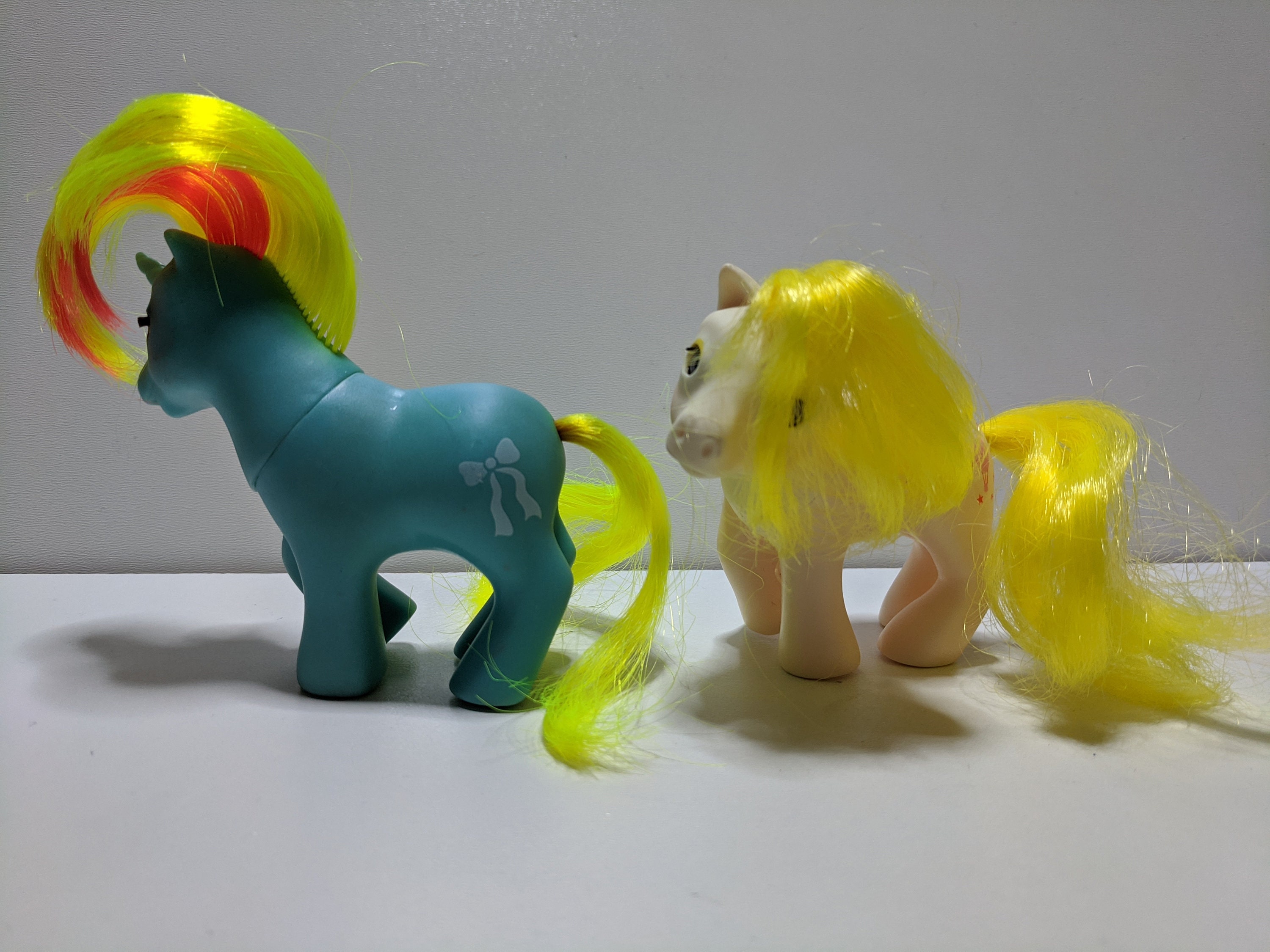 My Little Pony G1 Baby Lofty and Baby Ribbon 1986 Set of Two - Etsy
