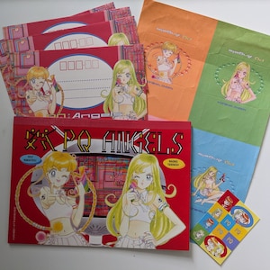 Conjunto de cartas PQ Angels, ilustrado por Naoko Takeuchi, Nakayosi 1997 Furoku, RARE