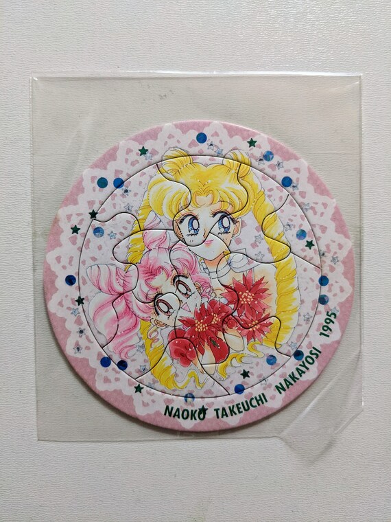 Sailor Moon mini puzzle by Naoko Takeuchi, Kodansha Nakayoshi 1995 Furoku