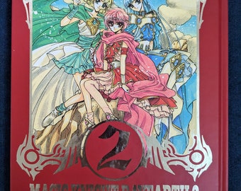 Magic Knight Rayearth illustrations collection vol.2 by CLAMP 1995 vintage Japanese manga art book