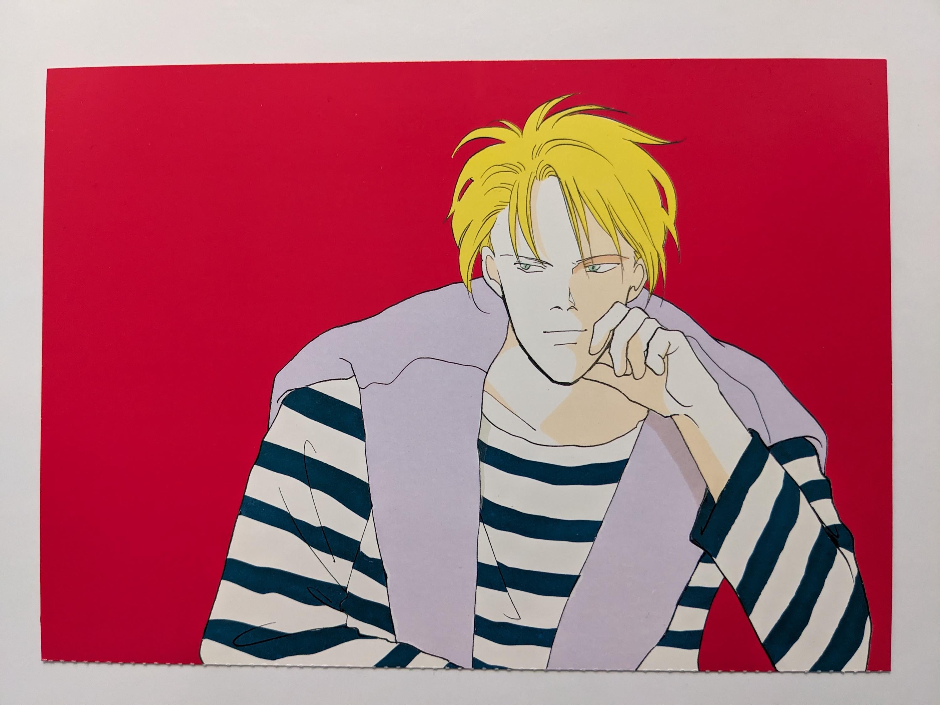 Banana Fish Postcard, Ash Lynx, 1993 Betsucomi Furoku - Etsy