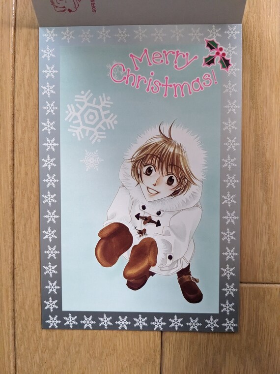 Hana Kimi Christmas Postcards, Illustrated by Hisaya Nakajo