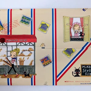 Gokinjo Monogatari Mikako chan Stylish Binder File, Ai Yazawa, 1995 Ribon Furoku, 90s Manga, 90s Anime