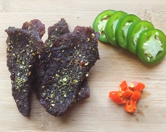 Klassisches Brisket Rind Jerky Glutenfrei