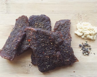 Süßes und würziges Schwarzes Pfeffer Rind Jerky