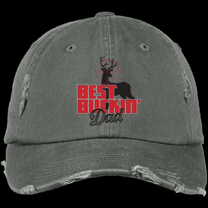 Redneck Outdoors Best Dad Gift District Distressed Cap Hunting Best Buckin Dad Redneck Just for Dad Hunter Dad Father/'s Day Gift