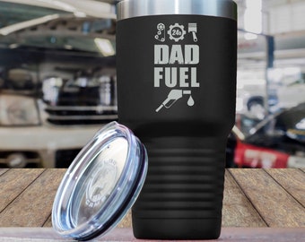Mechanic Dad Fuel Engraved Tumbler, Father's Day Gift