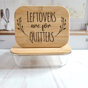 Personalized Glass Food Storage Containers: Bamboo Lids, Eco-Friendly