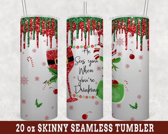 Christmas Skinny Tumblers