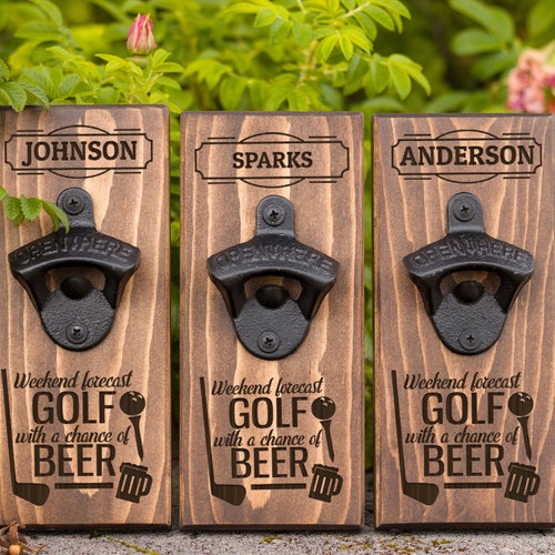 Wall Hanging Bottle Opener/ Personalized With Name/weekend Etsy