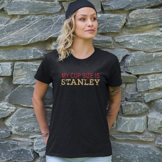 Golden Knights Las Vegas Hockey Womens Tees, My Cup Size Is Stanley,  Stanley Cup