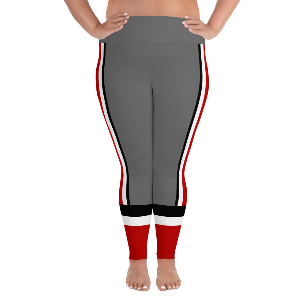Plus Size Ohio State Fan/team Colors With Scarletblackwhite Etsy