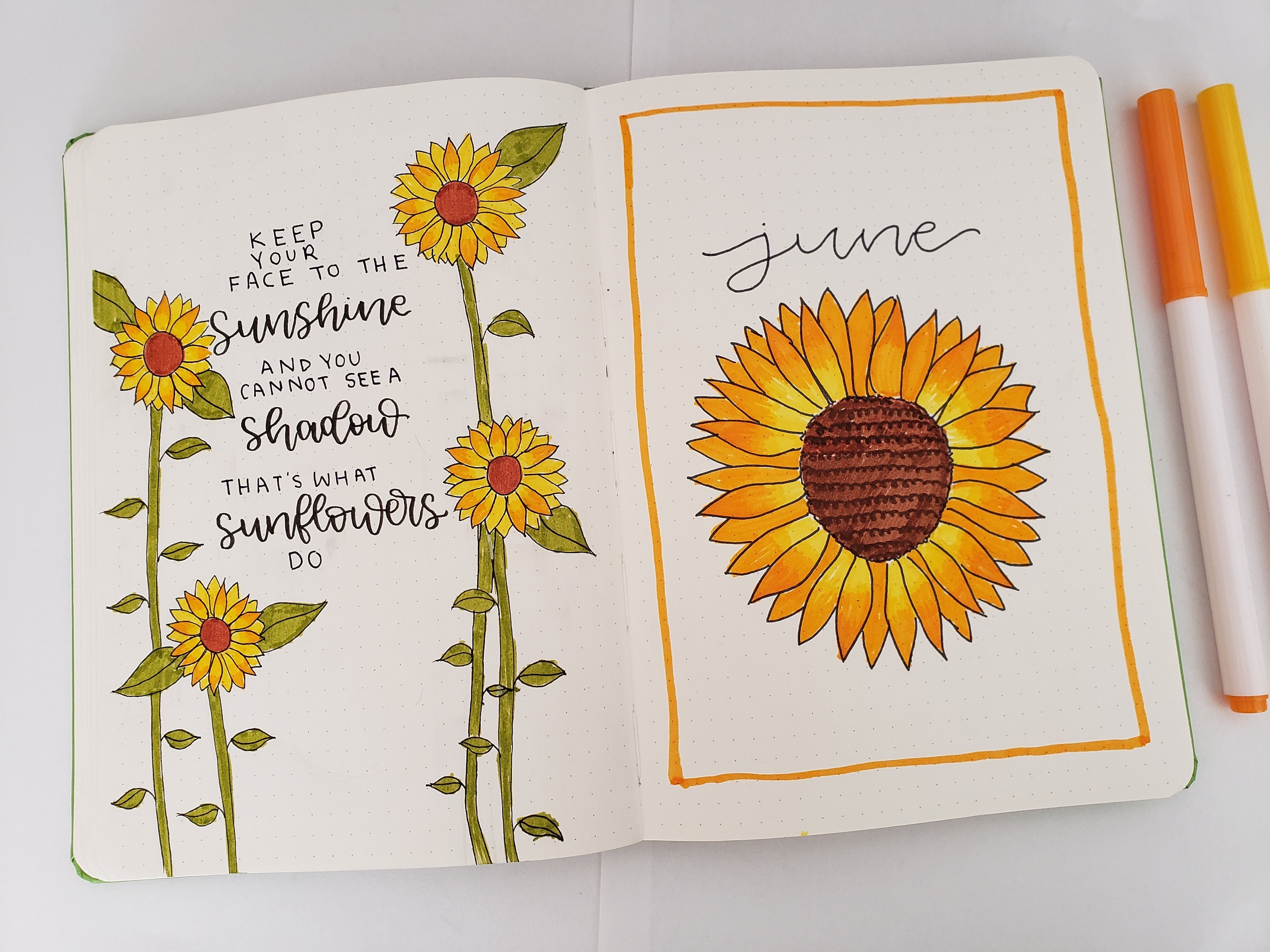 Custom Bullet Journal Premade Bullet Journal Handmade Completed Hand