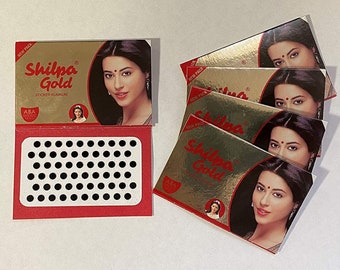 Shilpa Bindi Sticker Kumkum BLACK Size (5 Mm Diameter)