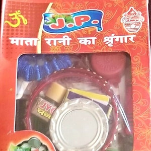 Devi MATA Ka Shringar Durga Puja Shrungar 16 Pcs Nav Ratri Pujan Poojan for Home & Temple Puja