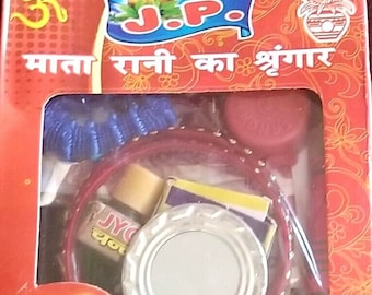 Devi MATA Ka Shringar Durga Puja Shrungar 16 Pcs Nav Ratri Pujan Poojan for Home & Temple Puja