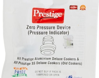5 x Prestige Zero Pressure Safety Valve for Safety Valve for Deluxe, Deluxe Plus & Alpha Deluxe Pressure Cookers Blue Black Ring