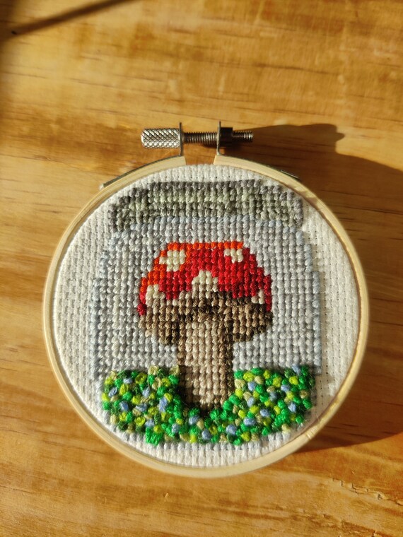 Mushroom Cross Stitch Etsy
