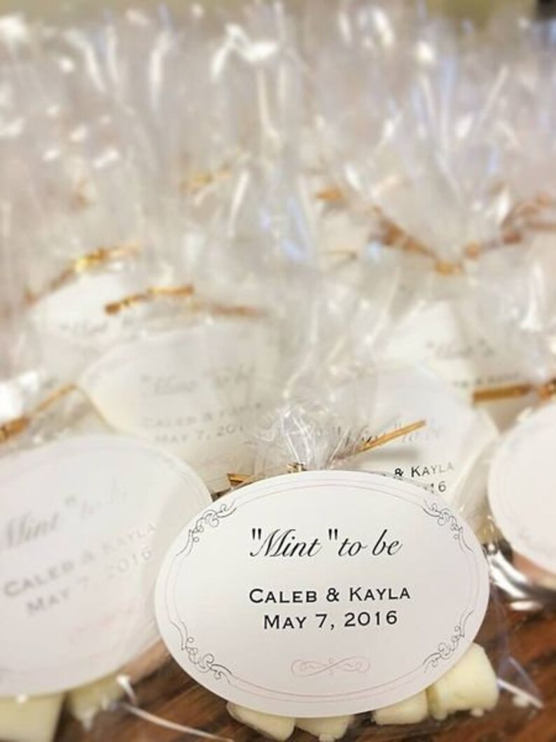 Homemade Butter Mints Custom Wedding Favors Etsy