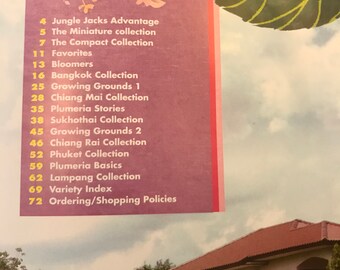 Jungle Jack's Plumeria Catalog - Etsy