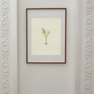 Martini matt Kunstdruck