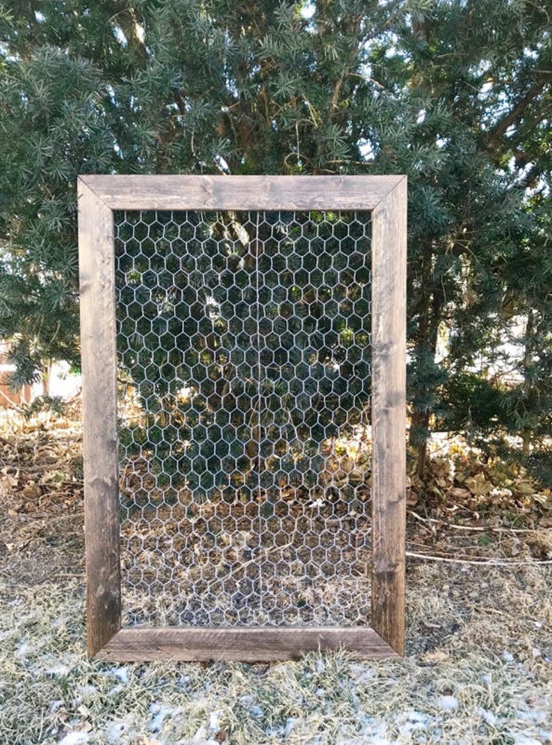 Chicken Wire Chicken Wire Frame Chicken Wire Sign Wooden Chicken Wire Sign Wooden Chicken Wire Sign All Sizes Stain