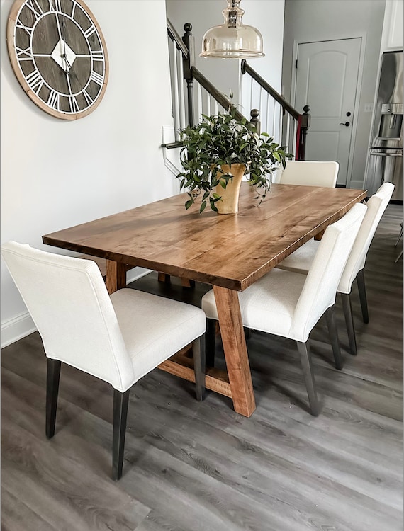 The Wynn Modern Farmhouse Table Custom Farmhouse Table Modern