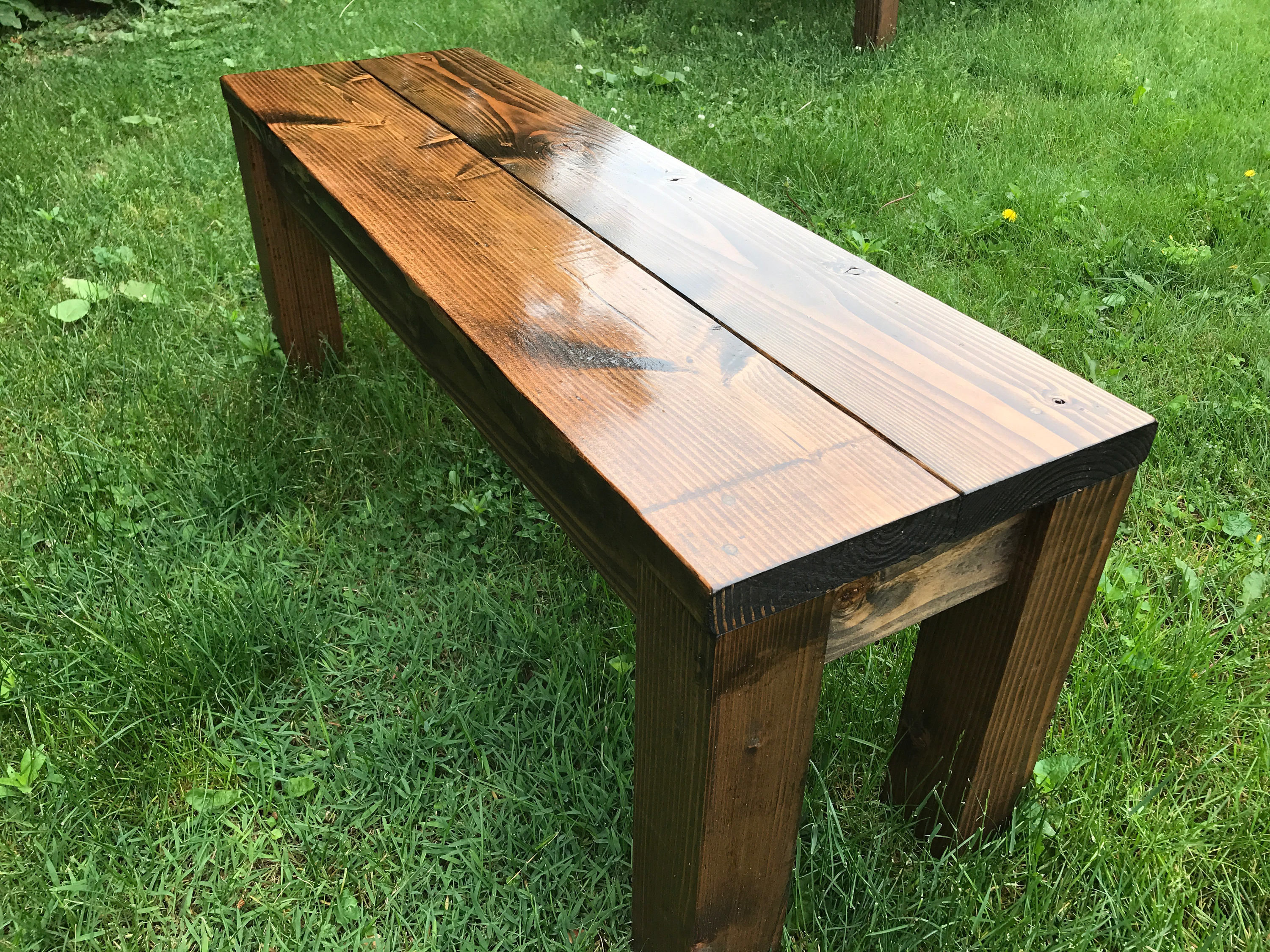 Rustic Bench Farm Bench Farmhouse Bench Farm Table Bench ...