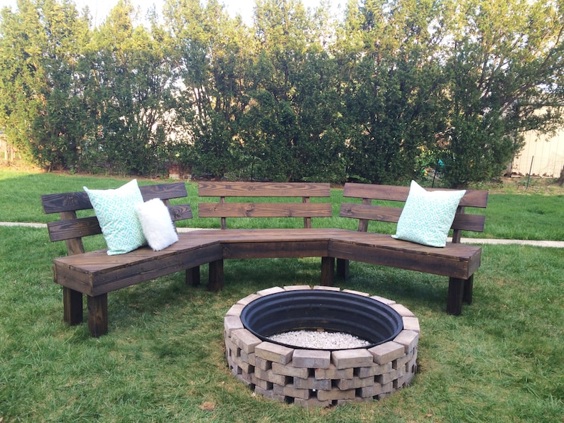 Outdoor Fire Pit Bench Diy Image 0