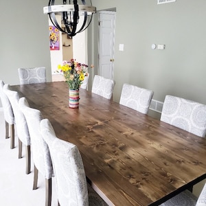 Farmhouse Table, Farm Table, Wooden Dining Room Table, Rustic Kitchen Table, Large Farmhouse Table, Long Farm Table, Custom Table