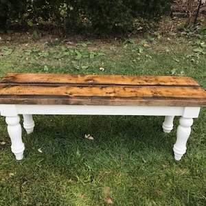 Rustic Farm, Farmhouse Bench, Farm Table Bench, Dining Room Bench, Wooden Bench, Rustic Wood Bench, Entryway Bench, Custom Bench