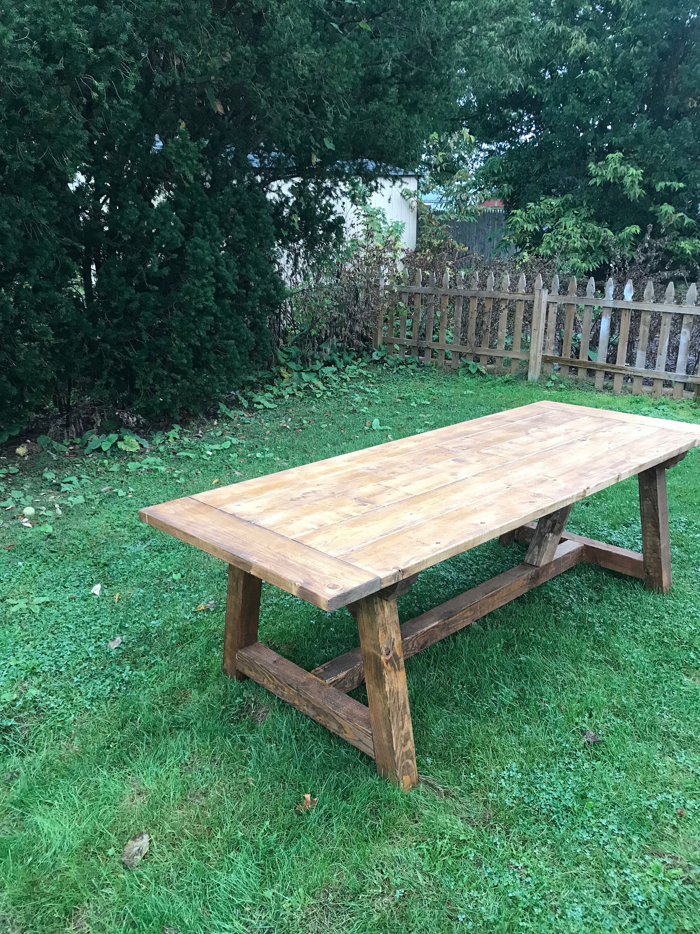 Large outdoor farmhouse table deals
