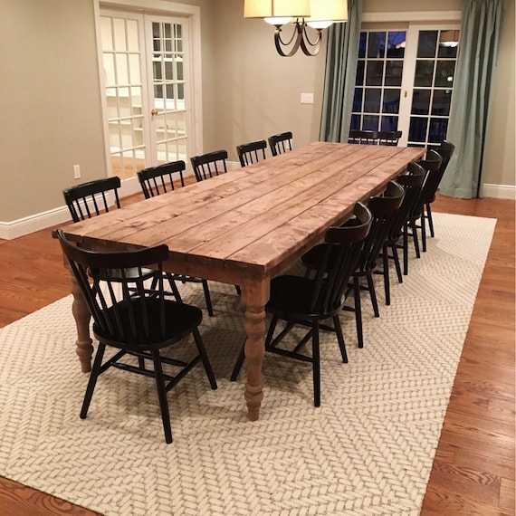 extra long dining room tables