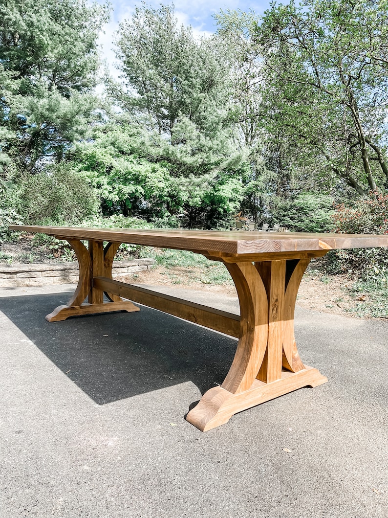 Large Custom Farmhouse Table Rustic Farm Table Farmhouse Etsy