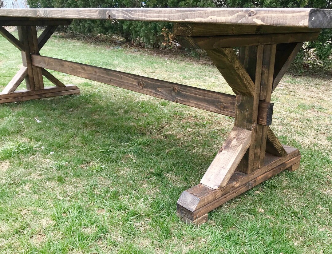 Rustic Farm Table, Farmhouse Table, Large Farm Table, Custom Farm Table