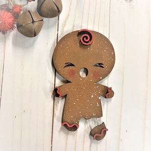 Broken Leg Gingerbread Man. crutches, canes, broken arm, leg, cast.
