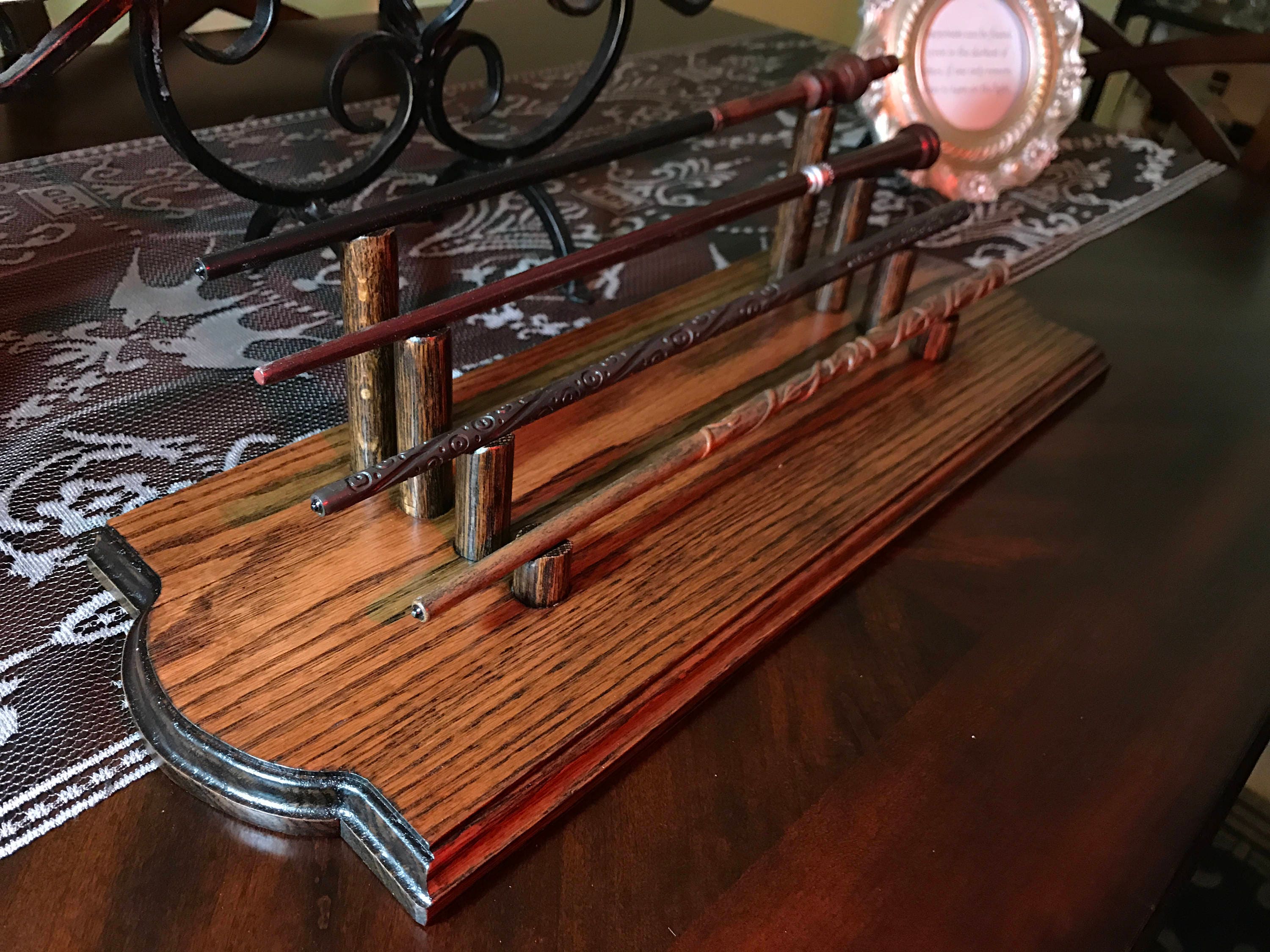 Quadruple Magic Wand Display / Wand Stand / Wand Holder For Etsy