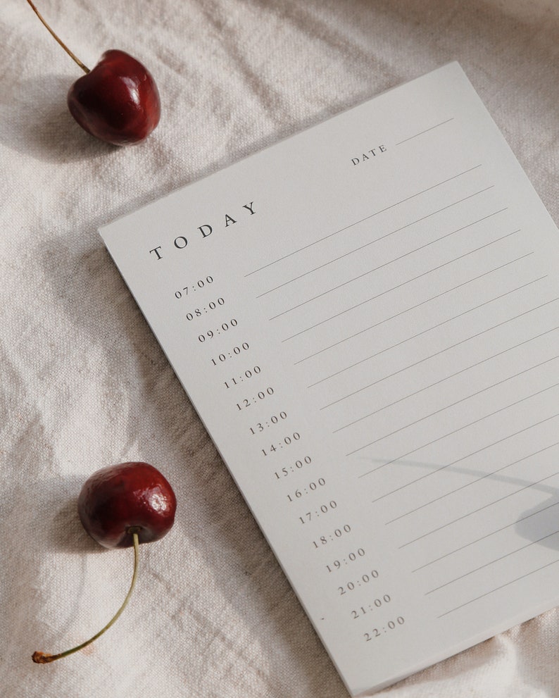 Daily Pocket Planner Today Focus Notepad A6 image 1