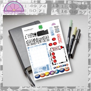 Bingo Journal Sticker Kit BUJO Kit