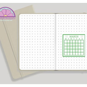 Lege maandkalender Stickers januari tot december kleurrijk en thema