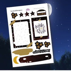 Stars Constellations Journal Sticker Kit BUJO Kit
