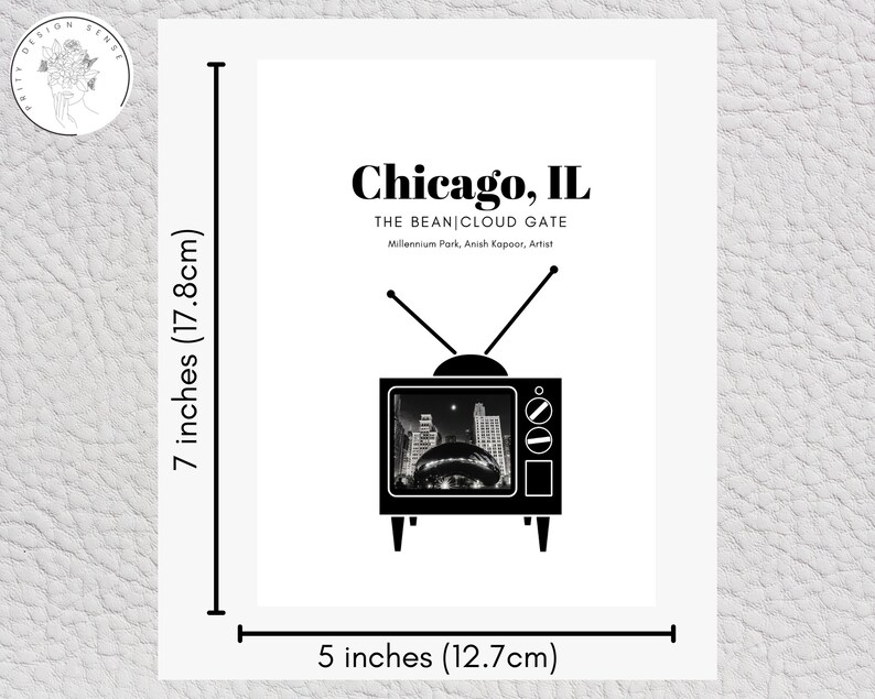 Printable the Bean Card Digital Art Downloadable Template Print Instant ...