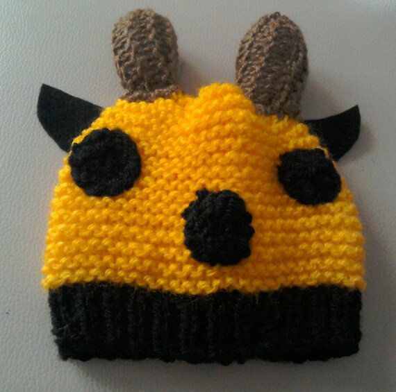 giraffe beanie hat