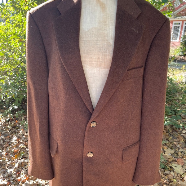 Men Camel Hair Jacket Etsy